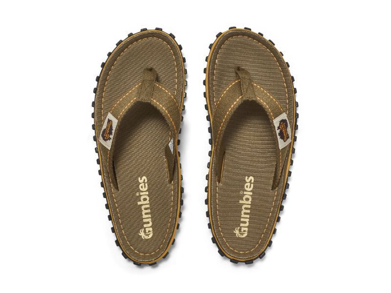 Sandalia Hombre Íslander Flip-Flop Beige Gumbies-0