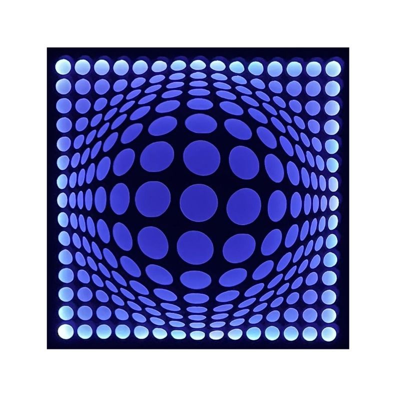 Cuadro Retroiluminado modelo Puntos 3D-1