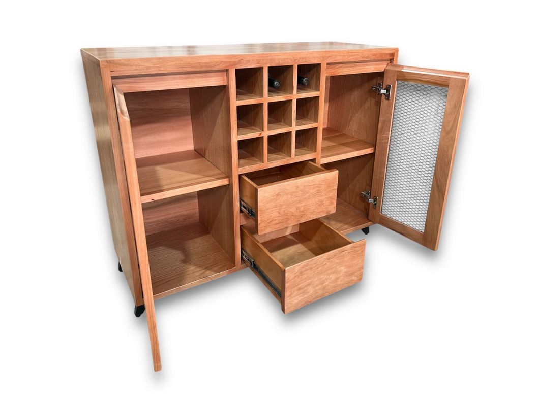 Mueble para vinos y licores con retroiluminación-3