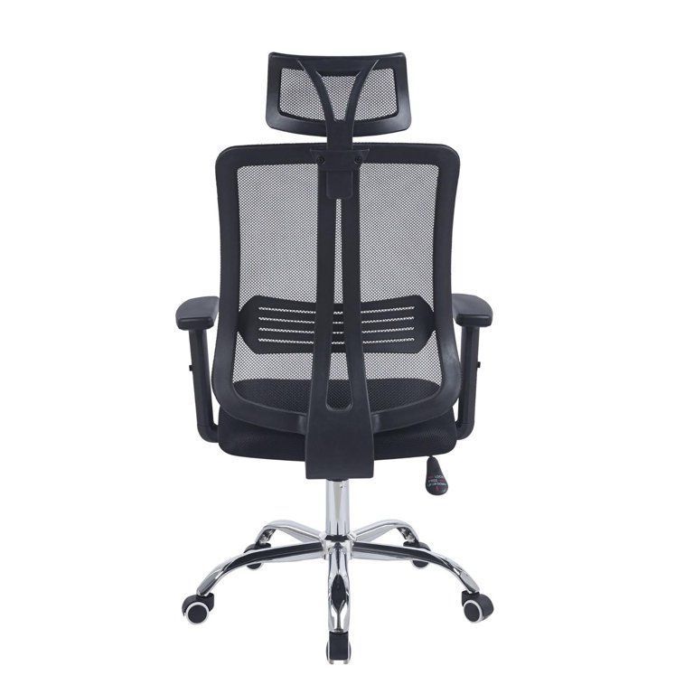 Silla Ergonómica Para Escritorio U Oficina Color Negro-1