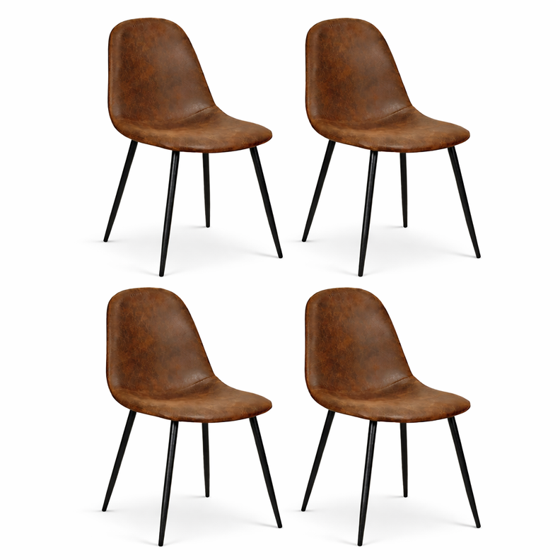 Pack 4 Sillas Venecia para Comedor o Recepción Café Elegante