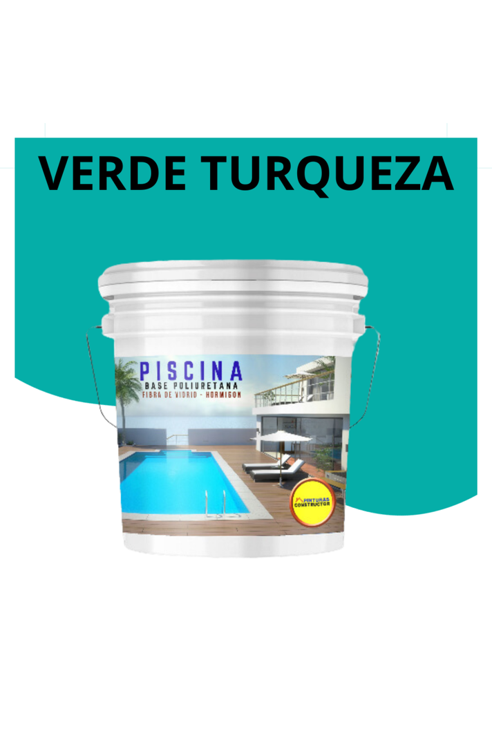 Pintura para Piscina Verde Turquesa  Tineta 16Lts-3