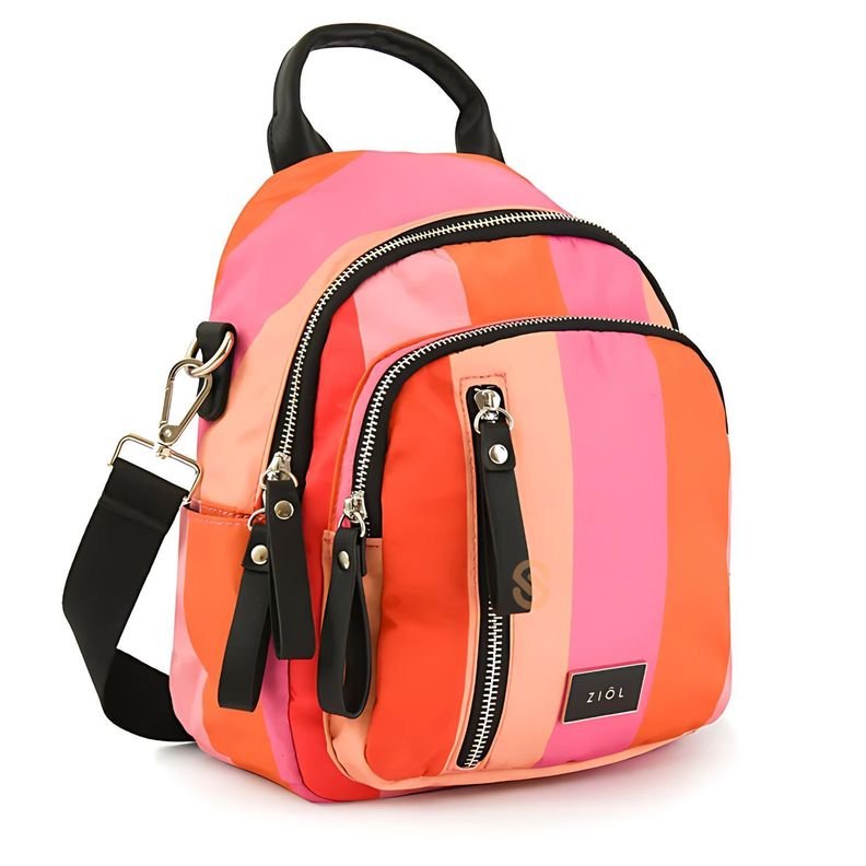 Mochila Pequeña Dublin Coral Ziol - SC-1