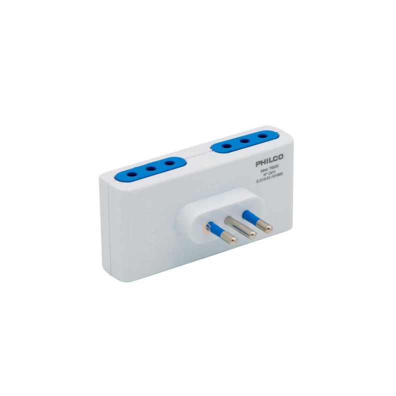 Enchufe Cuádruple 2p + T 10a 250v Philco - SC-1
