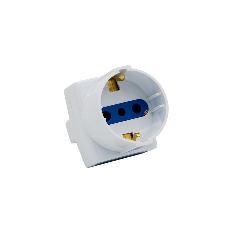 Enchufe Schuko Triple Blanco 1500w Philco - SC-1