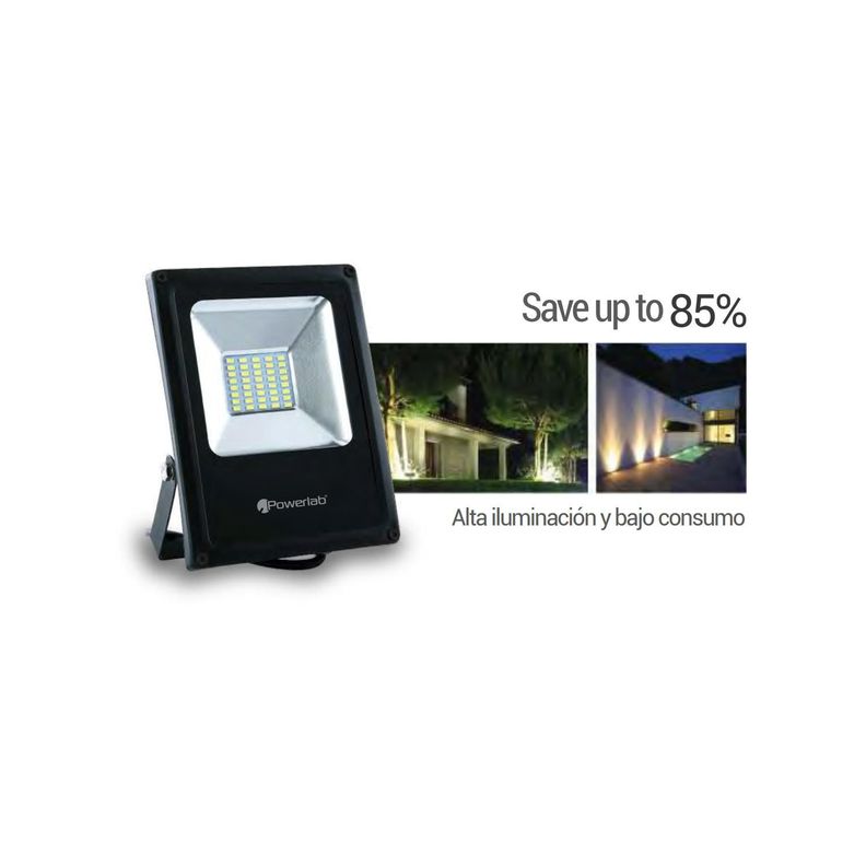 Foco Reflector Led 20w Blanco Frio Exterior - SC-1