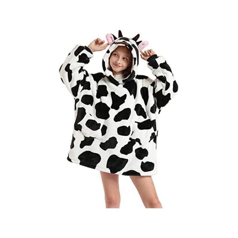 Polerón Frazada Manta Sherpa De Polar Diseño Vaquita - Shopyclick-0