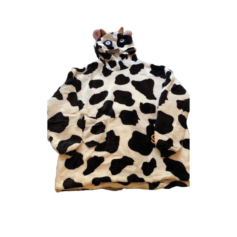 Polerón Frazada Manta Sherpa De Polar Diseño Vaquita - Shopyclick-1