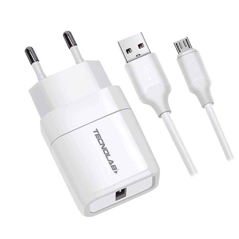 Cargador De Pared Con Cable Micro Usb 2.4a Certificado - SC-0