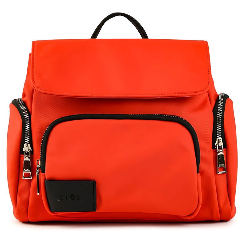 Mochila Mediana Con Tapa Colores Maciel Ziol - SC Rojo