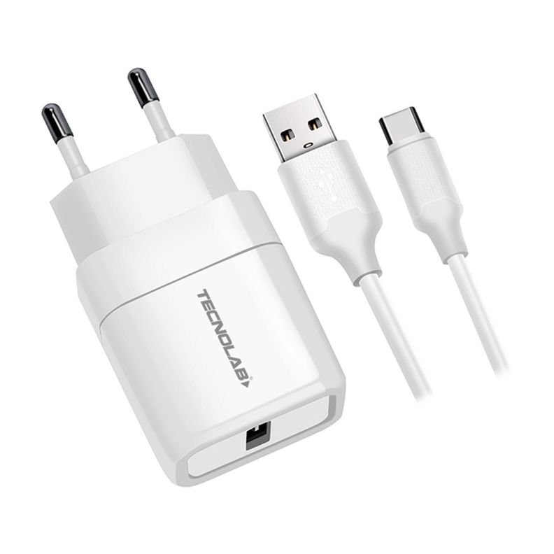 Cargador De Pared 2.4a + Cable Tipo-c Certificado - SC-0