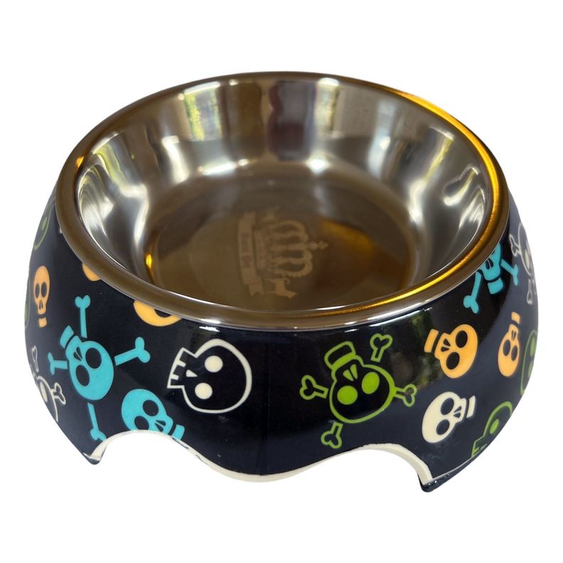 Bowl Comida Mascota Pequeño Calaveras Royal Pet - Shopyclick-0