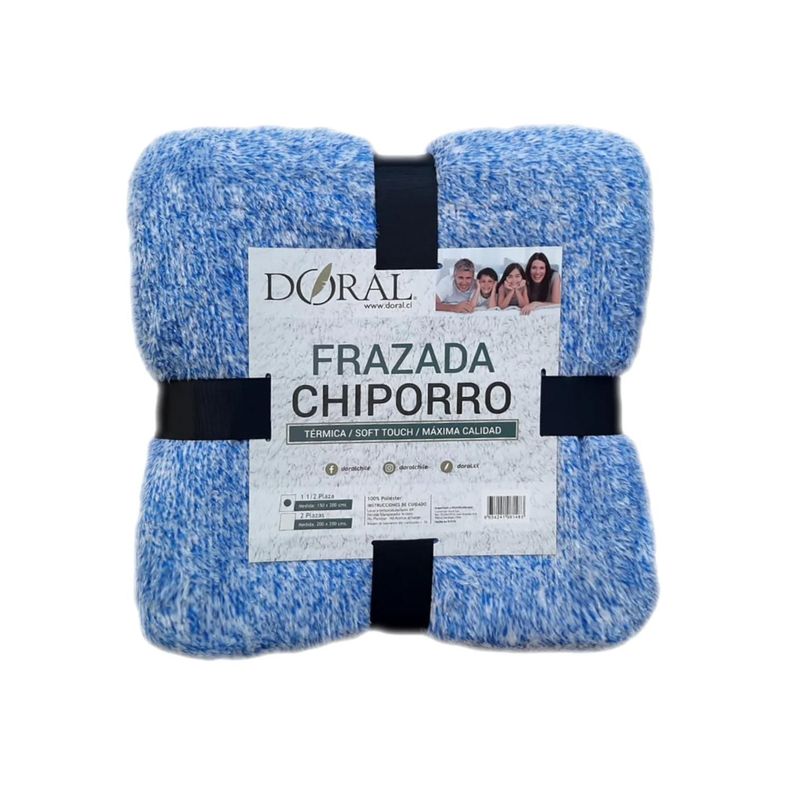Frazada Chiporro 1.5 Plazas Surtidos Tonos Oscuros - SC-0