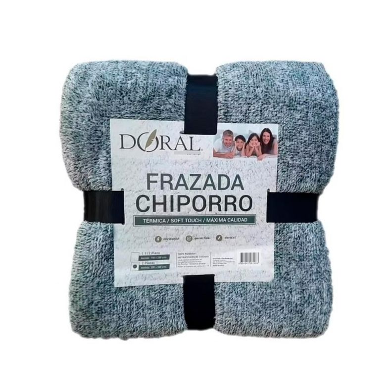 Frazada Chiporro 1.5 Plazas Surtidos Tonos Oscuros - SC-1