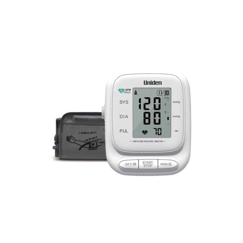 Medidor Digital Presión Arterial Brazo Uniden - Shopyclick-0