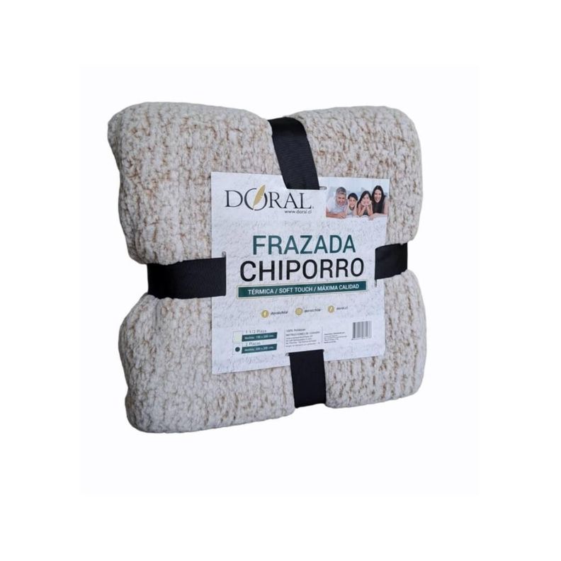 Frazada Chiporro 1.5 Plazas Surtidos Tonos Claros - SC-1