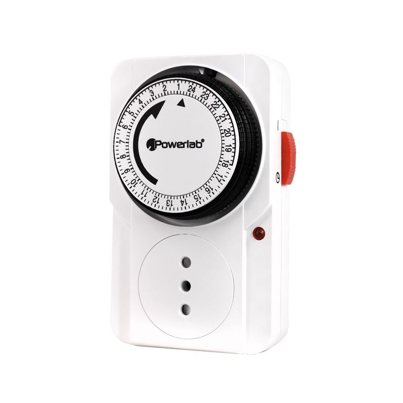 Timer Temporizador Análogo Diario 24hrs 2000w - Shopyclick-0