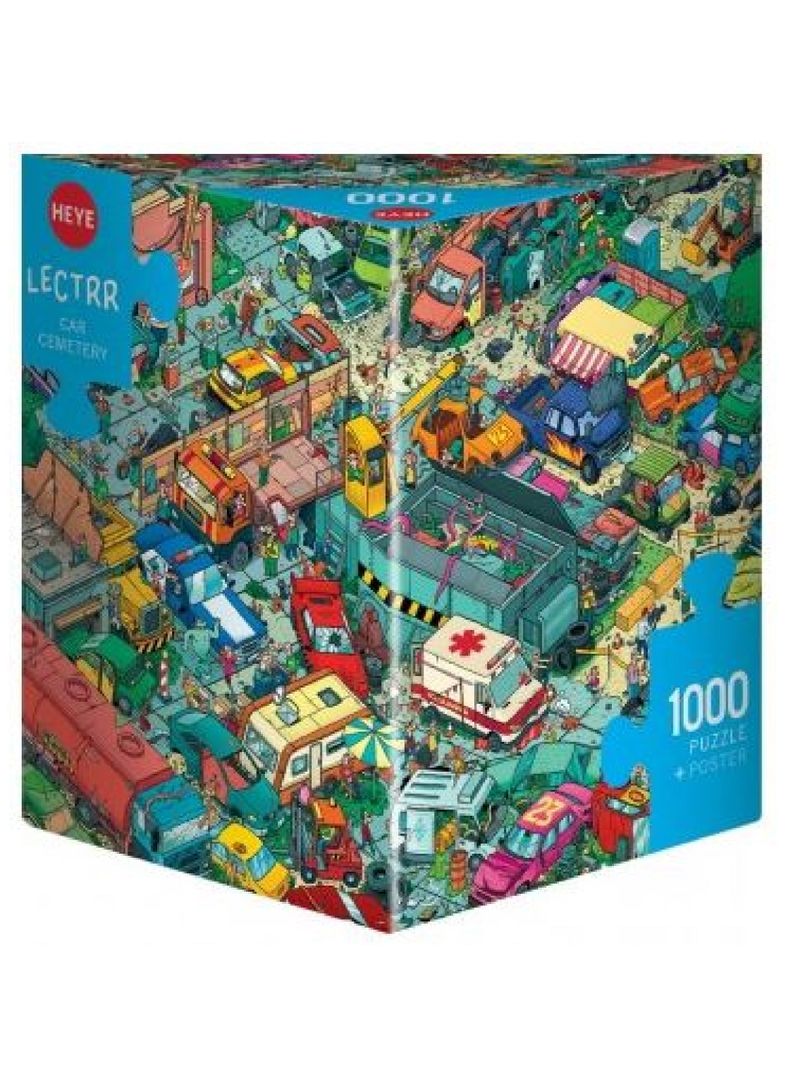Heye Puzzle 1000 p. Car Cemetery Genial (06430046)-0