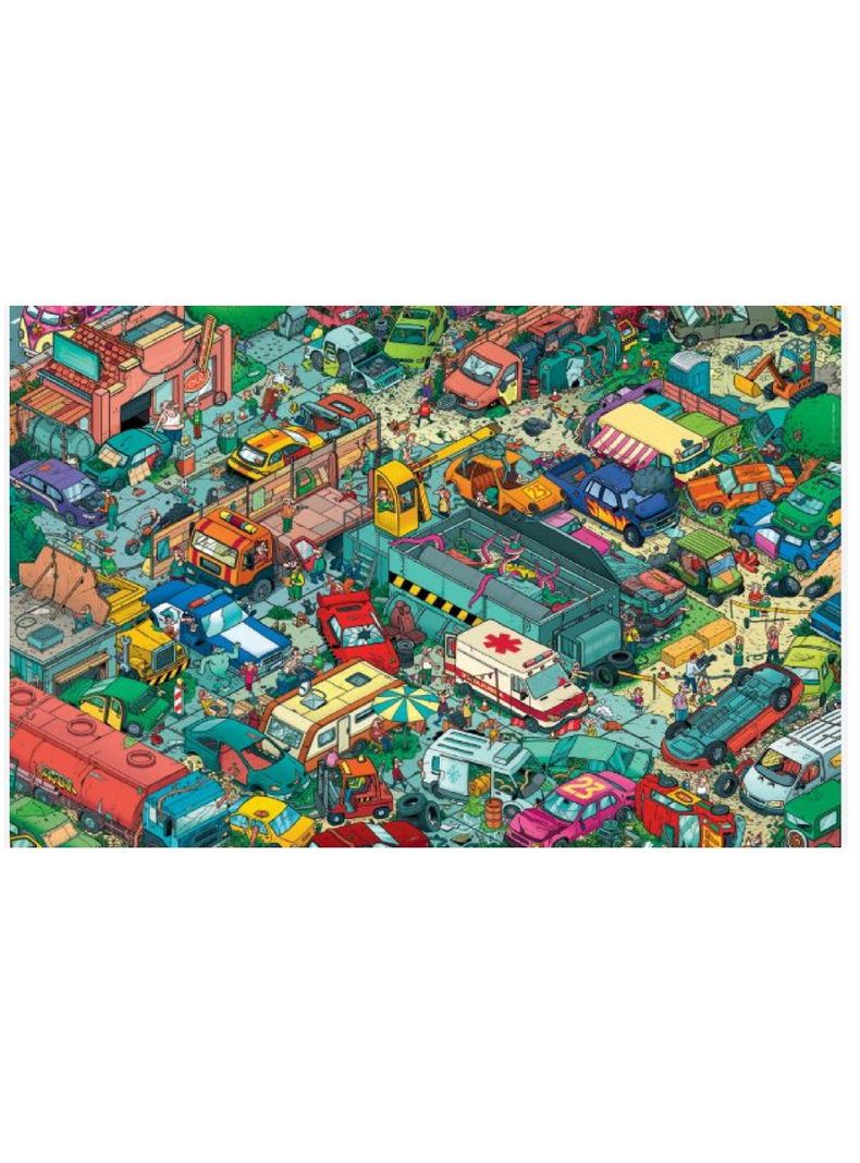 Heye Puzzle 1000 p. Car Cemetery Genial (06430046)-1