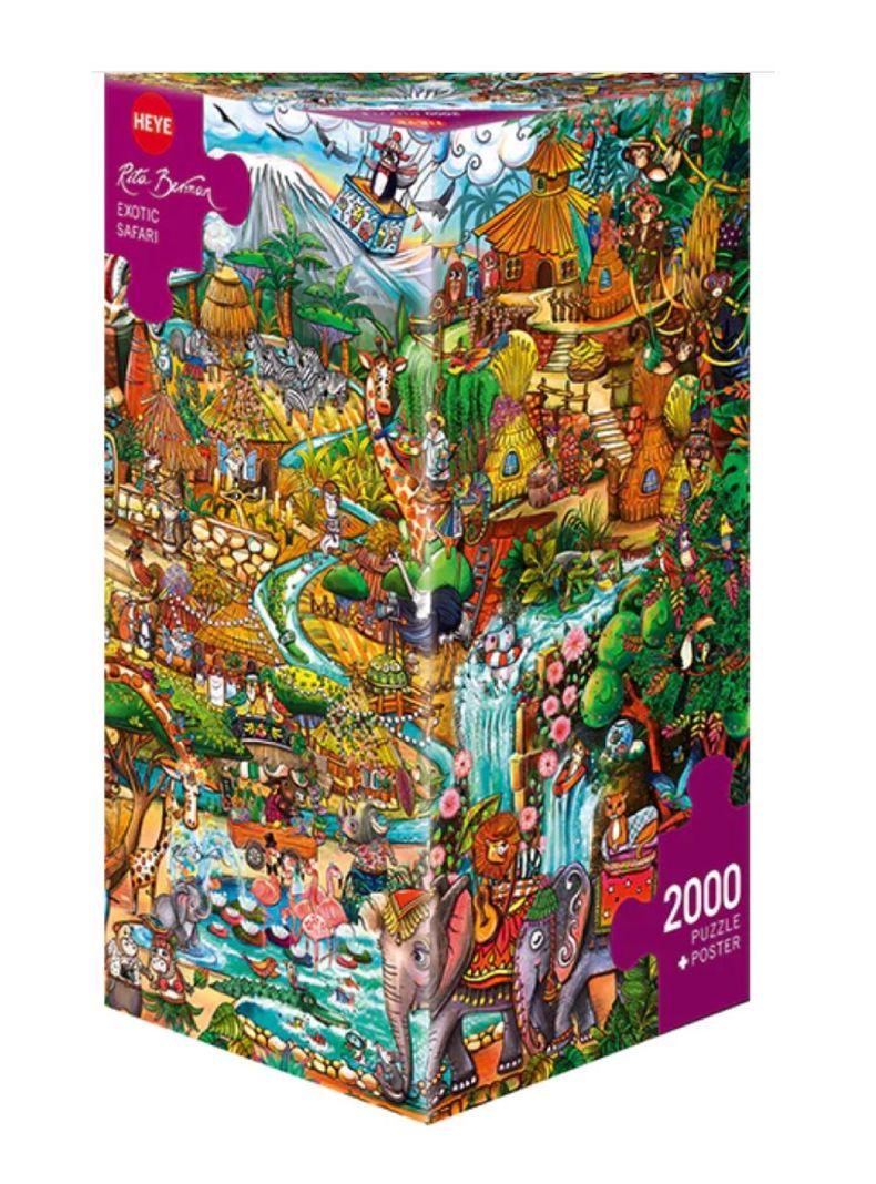 Heye Puzzle 2000 p. Exotic Safari Genial (06629996)-0