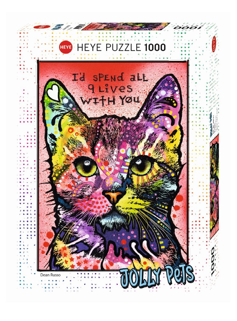 Heye Puzzle de 1000 piezas 9 Lives Genial (06429731)-0