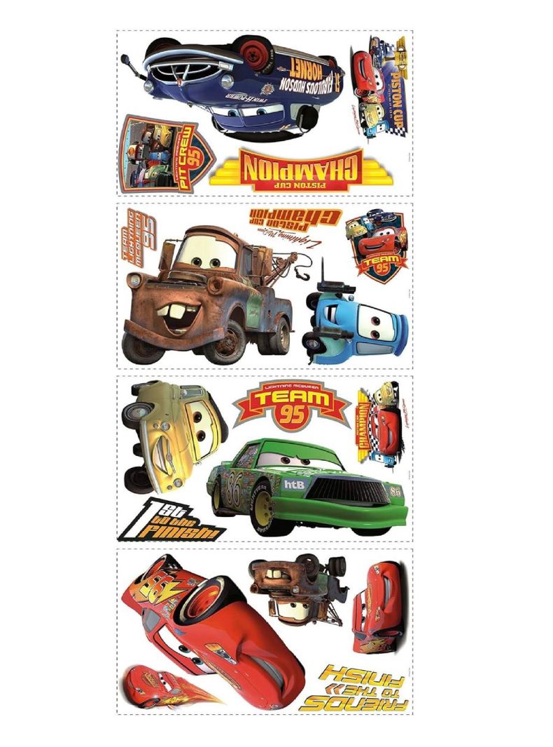 Wallstickers DISNEY PISTON CUP CHAMP (RMK1520SCS) -1