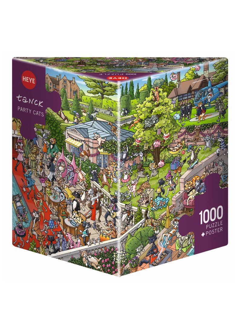 Heye puzzle de 1000 piezas Party Cats. (06429838)-0