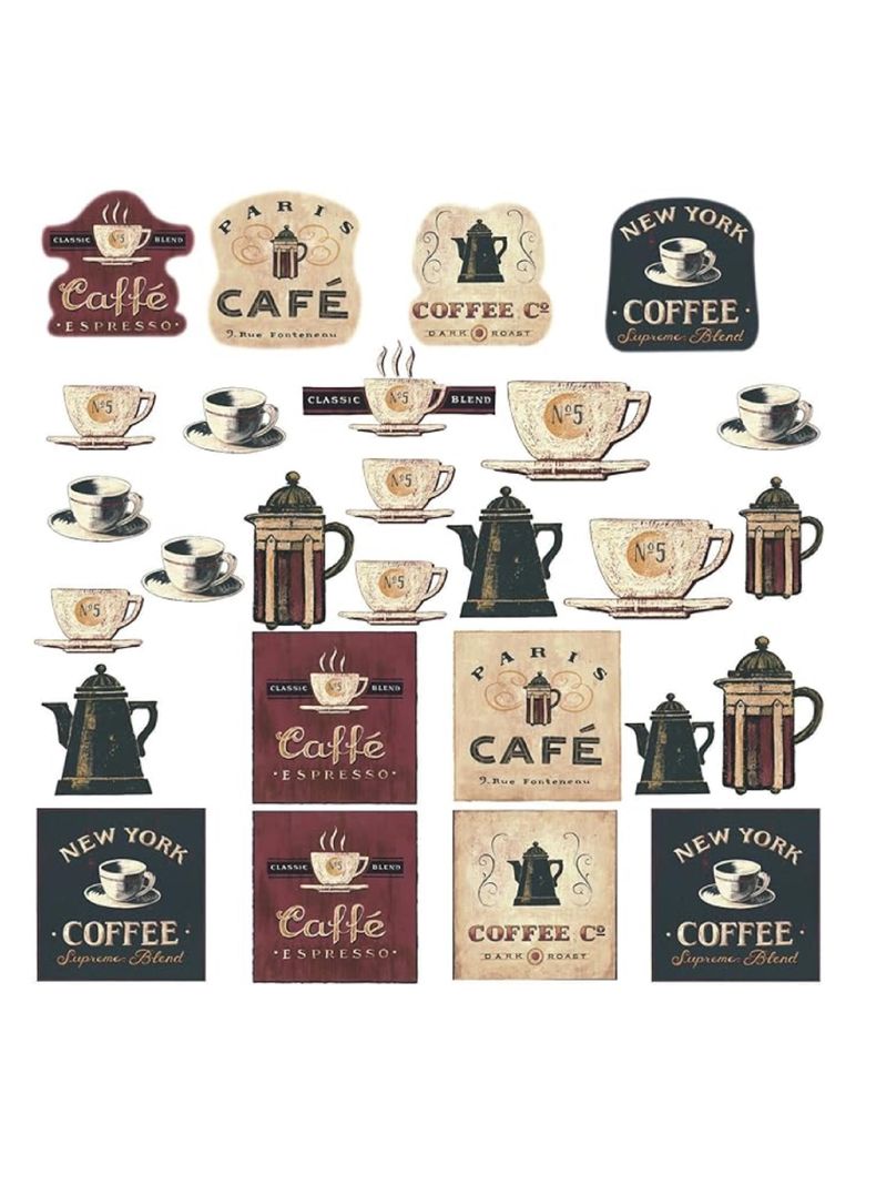 Roommates Wallstickers Coffee House Genial (B6740201)-2