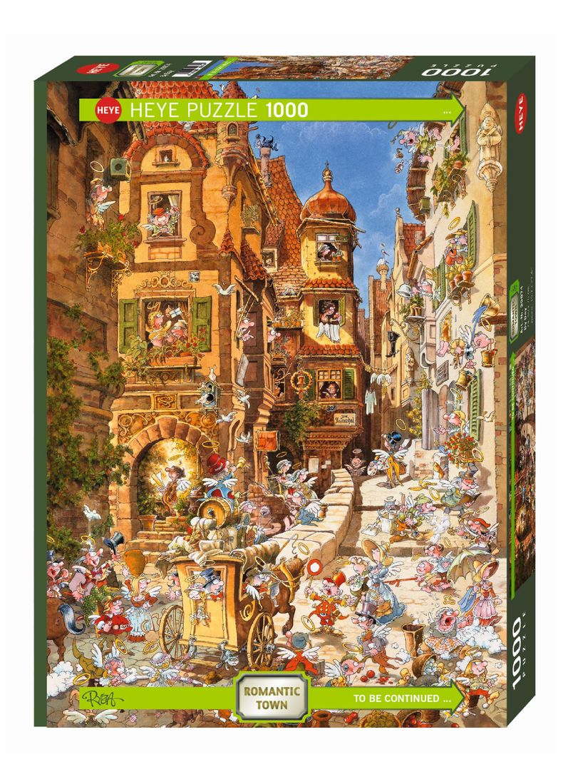 Heye Puzzle 1000 p. Romantic Town by Day Genial (06429874)-0