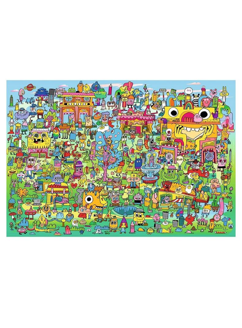 Heye Puzzle 1000 piezas Doodle Village Genial (06429936)-1