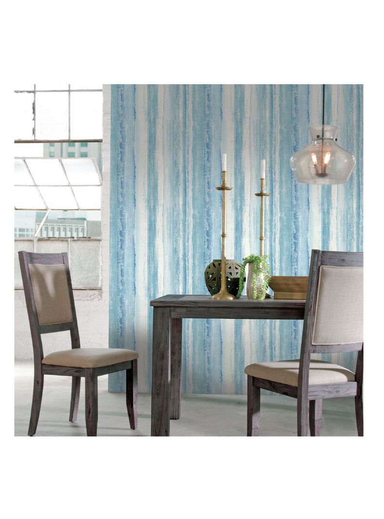 PVC Autoadhesivo BLUE WATERCOLOR STRIPE (RMK9061WP)-0