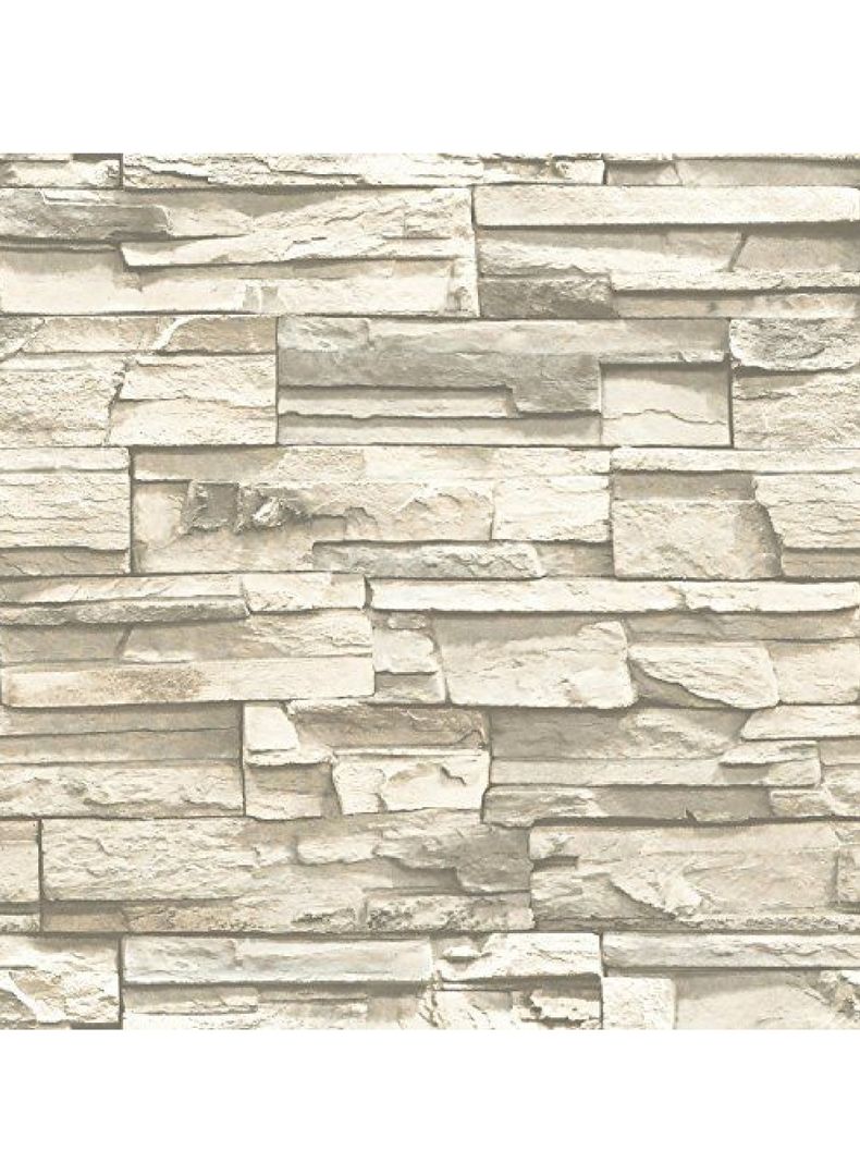 Roommates PVC Autoadhesivo Natural Stacked Stone (B6730983)-1