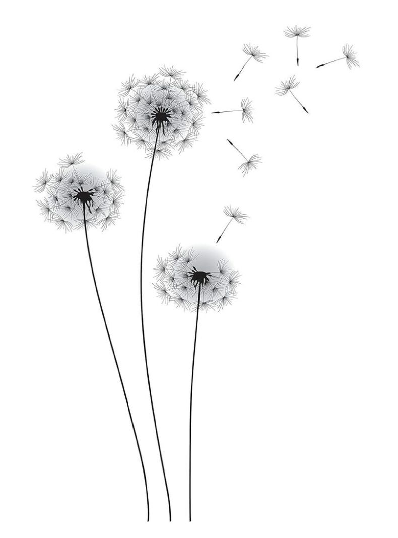 Roommates Stickers Whimsical Dandelion Giant (B6736490)-1