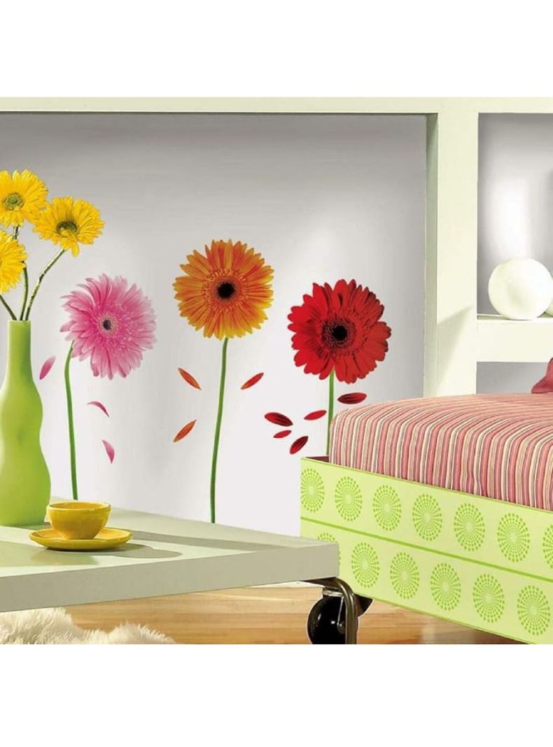 Roommates Stickers Small Gerber Daisies (B6767221)-2