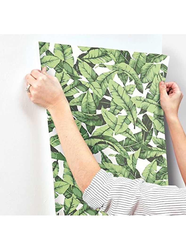 Roommates PVC Autoadhesivo Palm Leaf Green (B6767721)-0