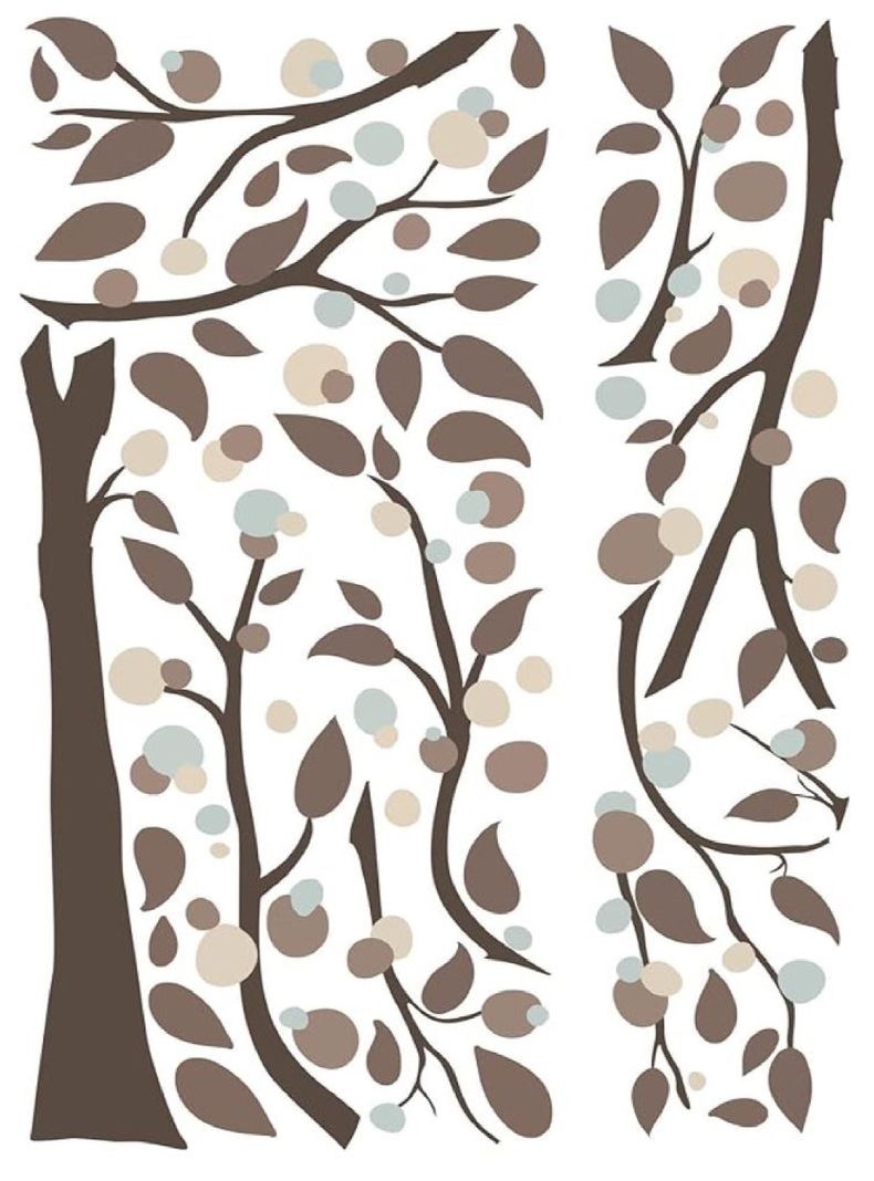 Roommates Stickers Mod Gray Tree (B6719085)-3