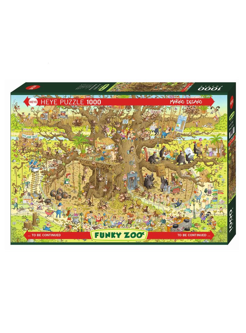 Puzzle de 1000 piezas Monkey Habitat.-0