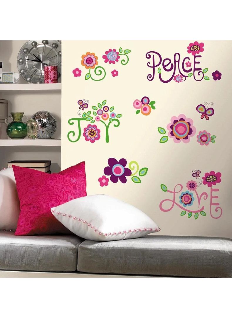 Roommates Stickers Love Joy Peace (B6778710)-2