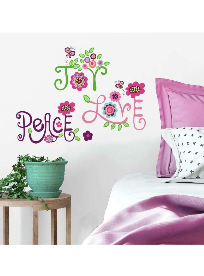 Roommates Stickers Love Joy Peace (B6778710)-3