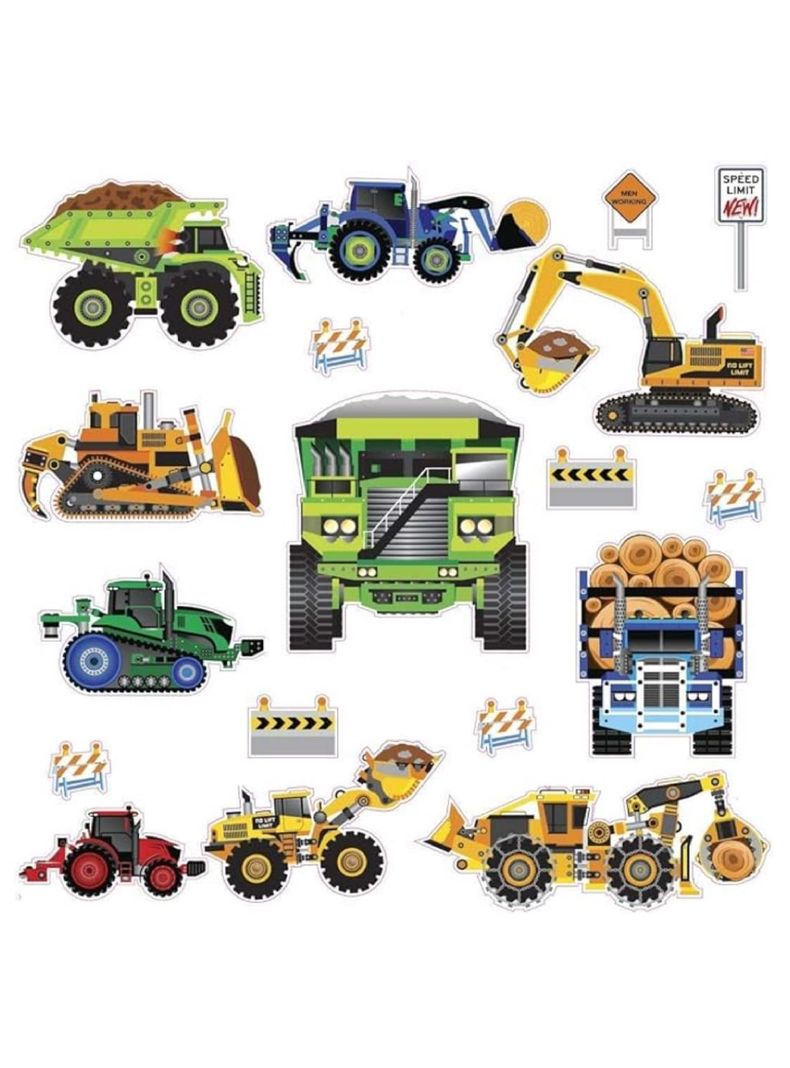 Roommates Stickers New Speed Limit Construction (B6745942)-1