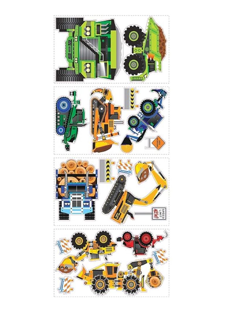 Roommates Stickers New Speed Limit Construction (B6745942)-2