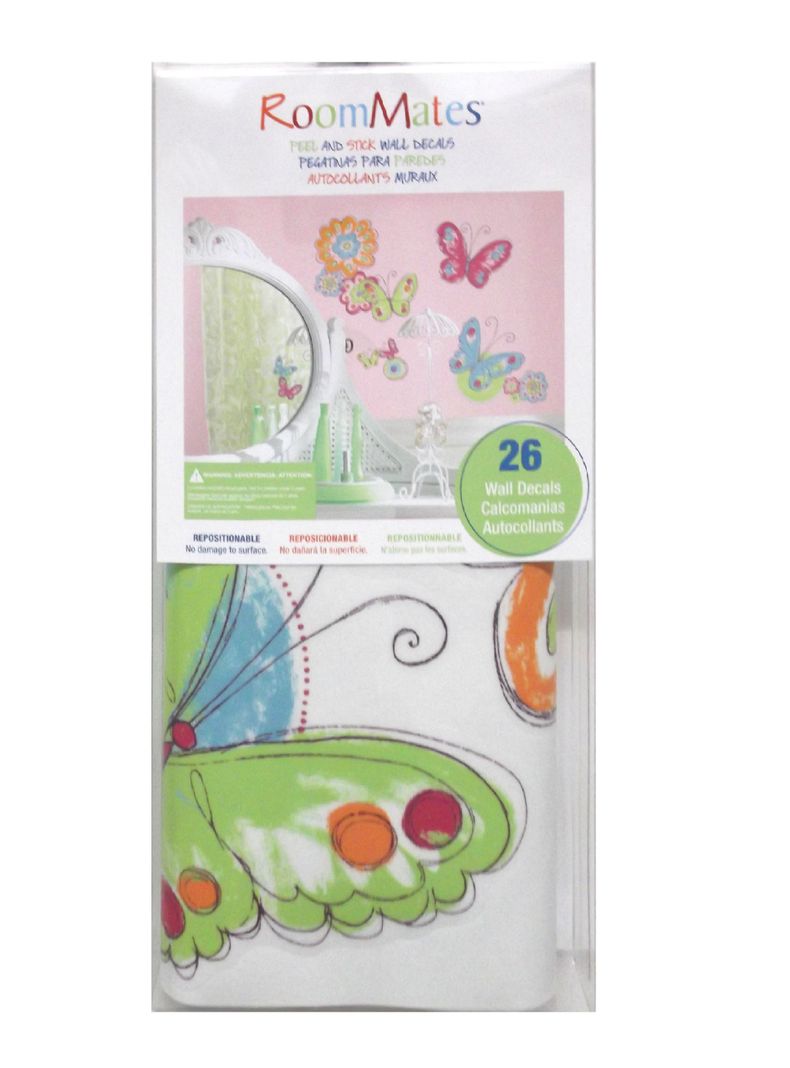 Wallstickers decorativos Brush Work Butterfly (RMK2325SCS)-1