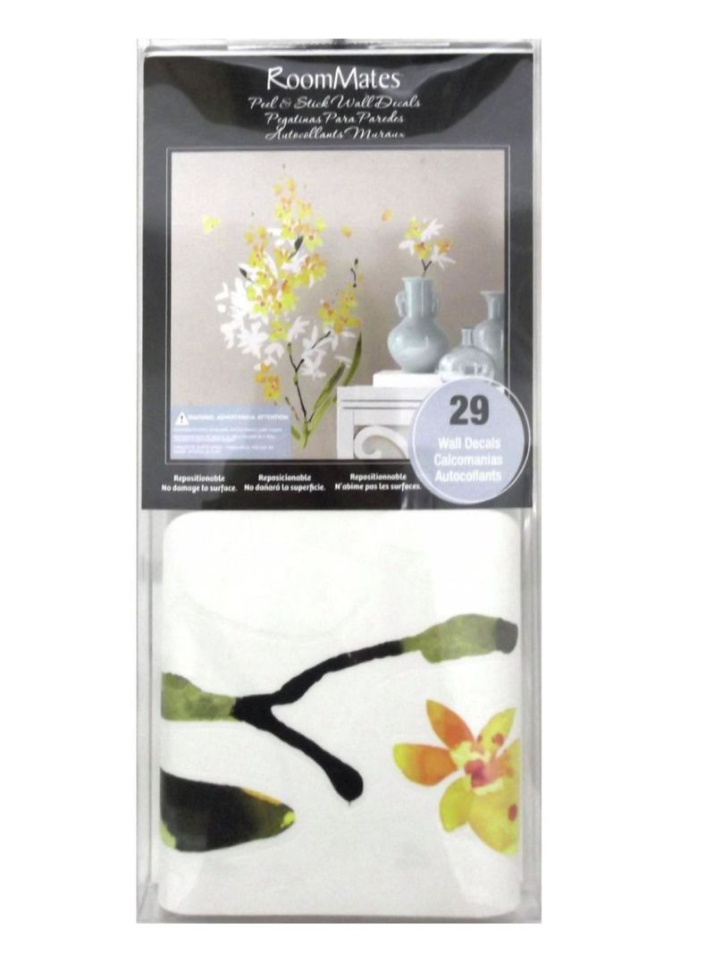 Roommates Stickers Yellow Flower Arrangement (B6772815)-1