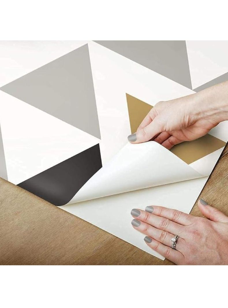 Roommates PVC Autoadhesivo Geometric Triangle (B6731157)-3