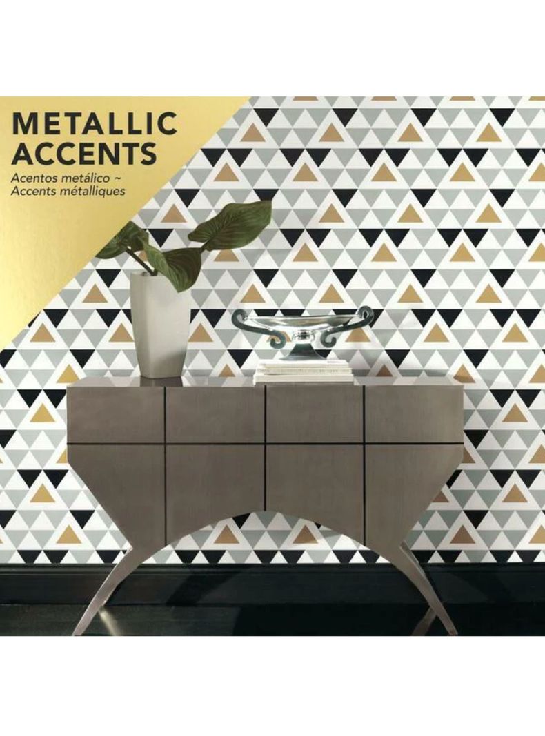 Roommates PVC Autoadhesivo Geometric Triangle (B6731157)-4