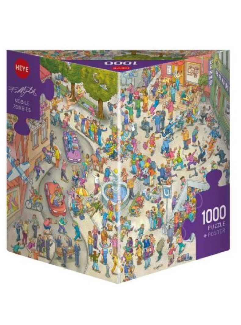 Heye Puzzle 1000 p. Mobile Zombies Genial (06430045)-0