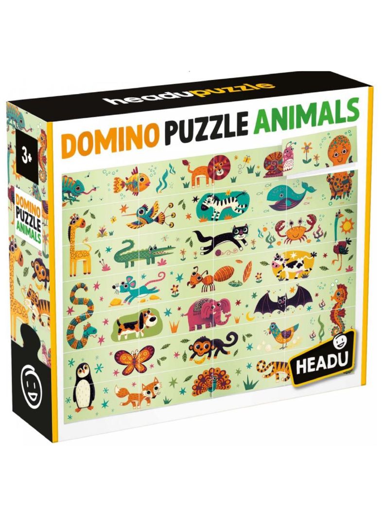 Headu Domino Puzzle Animals Genial (C2435527)-0