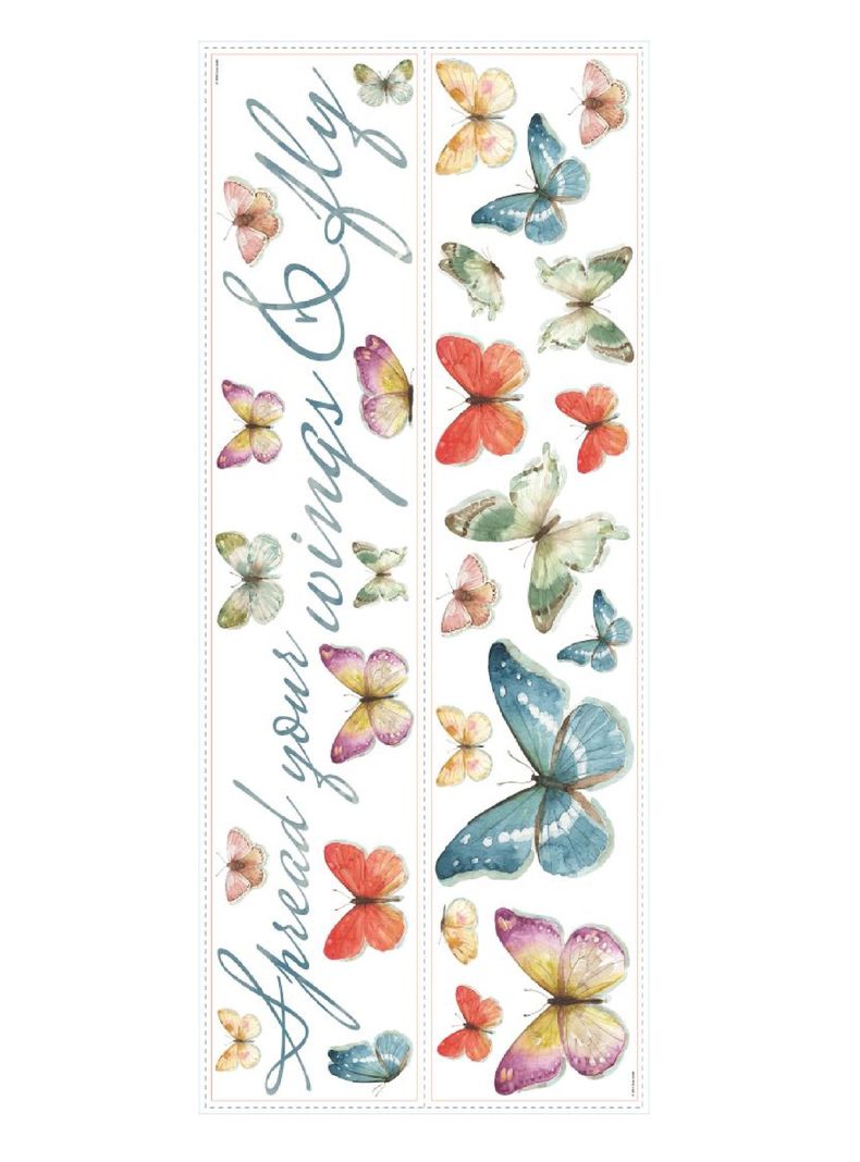 Roommates Stickers Butterfly Lisa Audit (B6743481)-3