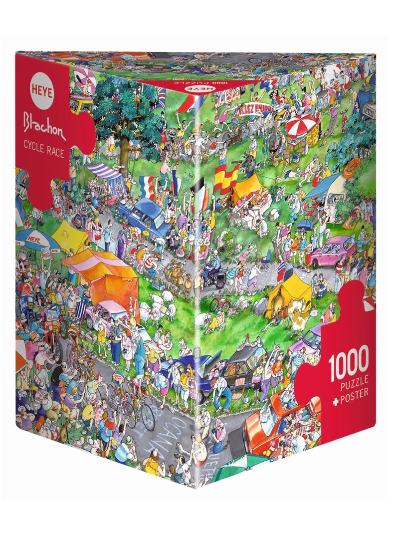 Heye Puzzle 1000 p. Cycle Race Genial (06429888)-0