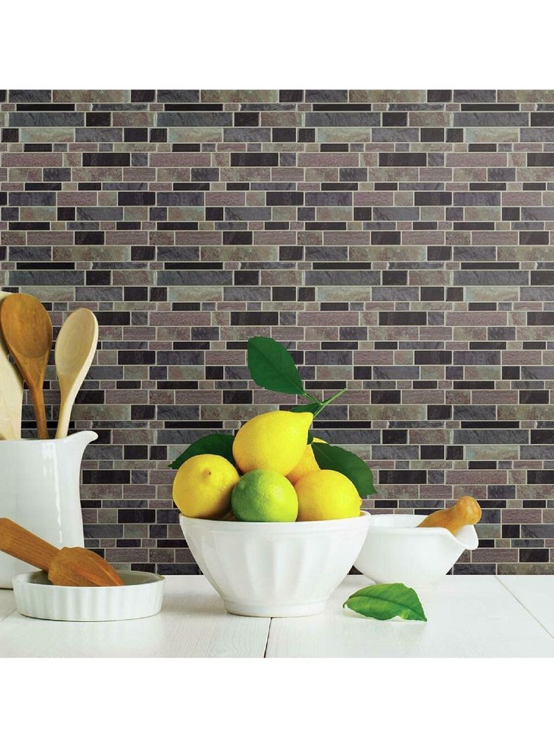 Roommates Stickers StickTiles Modern Long Stone (B6705447)-0
